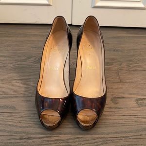 Christian Louboutin Peep Toe Pumps